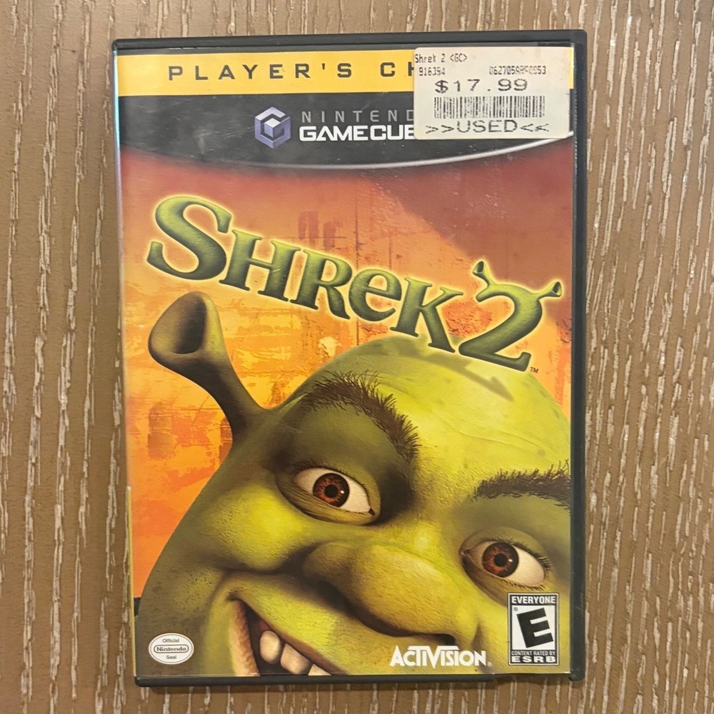 Shrek 2 Nintendo GameCube Game Players Choice CIB Activision DOL-G2RE-USA-02